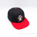 Aangepast logo 6 paneel snapback hoeden